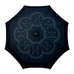 Minimalistic Knowledge Mathematics Trigonometry Golf Umbrellas by Sapixe