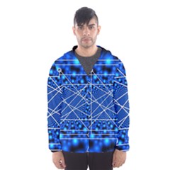 Network Connection Structure Knot Hooded Wind Breaker (men)
