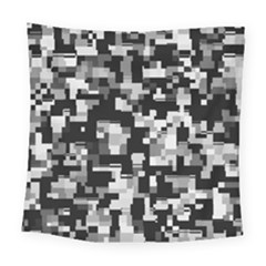 Noise Texture Graphics Generated Square Tapestry (large)