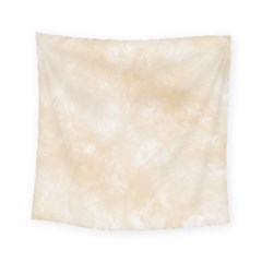 Pattern Background Beige Cream Square Tapestry (small)