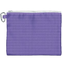 Purple Triangulate Canvas Cosmetic Bag (xxxl) by jumpercat