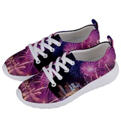 Singapore New Years Eve Holiday Fireworks City At Night Women s Lightweight Sports Shoes