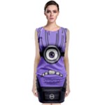 Evil Purple Classic Sleeveless Midi Dress