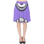 Evil Purple Velvet High Waist Skirt