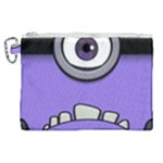 Evil Purple Canvas Cosmetic Bag (XL)