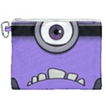Evil Purple Canvas Cosmetic Bag (XXL)