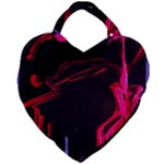 Calligraphy 4 Giant Heart Shaped Tote
