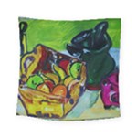Still Life With A Pig Bank Square Tapestry (Small)
