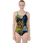 Still Life With A Pig Bank Cut Out Top Tankini Set