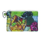 Still Life With A Pig Bank Canvas Cosmetic Bag (Large)