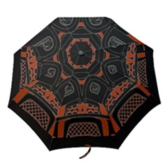 Traditional Northwest Coast Native Art Folding Umbrellas
