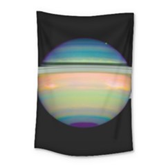 True Color Variety Of The Planet Saturn Small Tapestry by Sapixe