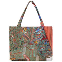 Traditional Korean Painted Paterns Mini Tote Bag by Sapixe