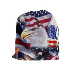 United States Of America Images Independence Day Drawstring Pouches (extra Large)