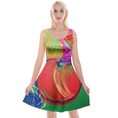 Dscf1425 (1) - Fruits And Geometry-2 Reversible Velvet Sleeveless Dress by bestdesignintheworld
