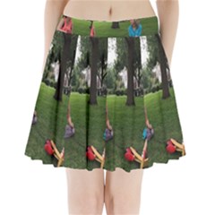 19688418 10155446220129417 1027902896 O - Walking With Daughter And Dog Pleated Mini Skirt by bestdesignintheworld