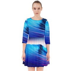 Rolling Waves Smock Dress by Sapixe