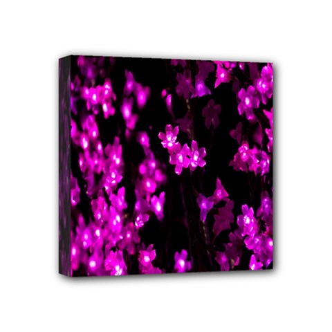 Abstract Background Purple Bright Mini Canvas 4  X 4 