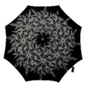 Ice Crystal Ice Form Frost Fabric Hook Handle Umbrellas (Small) View1