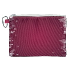 Star Background Christmas Red Canvas Cosmetic Bag (xl) by Sapixe