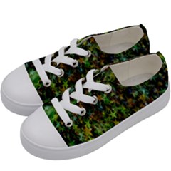 Star Abstract Advent Christmas Kids  Low Top Canvas Sneakers