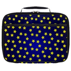 Star Christmas Red Yellow Full Print Lunch Bag