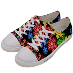Wallpaper Background Abstract Women s Low Top Canvas Sneakers