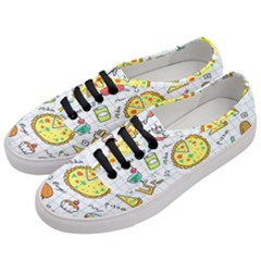 Colorful Doodle Soda Cartoon Set Women s Classic Low Top Sneakers by Sapixe