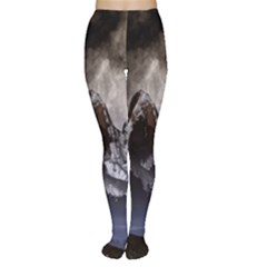Mountains Moon Earth Space Women s Tights