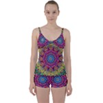 Background Fractals Surreal Design Tie Front Two Piece Tankini