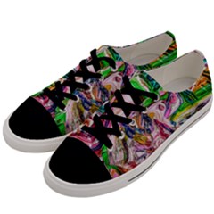 Budha Denied The Shine Of The World Men s Low Top Canvas Sneakers by bestdesignintheworld