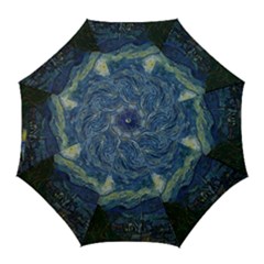 The Starry Night  Golf Umbrellas by Valentinaart