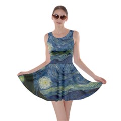 The Starry Night  Skater Dress by Valentinaart