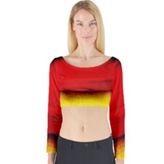 Colors And Fabrics 7 Long Sleeve Crop Top