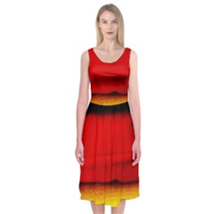 Colors And Fabrics 7 Midi Sleeveless Dress
