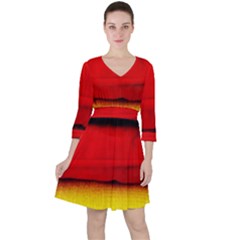 Colors And Fabrics 7 Ruffle Dress
