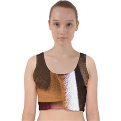 Colors And Fabrics 28 Velvet Racer Back Crop Top