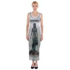 The Sealwoman Of The Faroe Islands Fitted Maxi Dress by HouseofBrokenNeedles