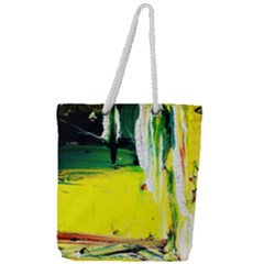 Poppies In An Abandoned Yard 10 Full Print Rope Handle Tote (large) by bestdesignintheworld