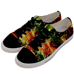 Sunset In A Desert Of Mexico Men s Low Top Canvas Sneakers by bestdesignintheworld