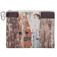 The Three Ages Of Woman- Gustav Klimt Canvas Cosmetic Bag (xxl) by Valentinaart