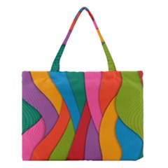 Abstract Background Colrful Medium Tote Bag by Modern2018