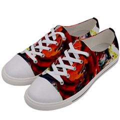 Sunset In A Mountains Women s Low Top Canvas Sneakers by bestdesignintheworld