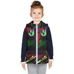 Spooky Attick 4 Kid s Hooded Puffer Vest by bestdesignintheworld