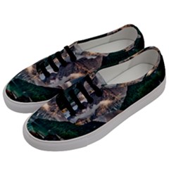 Italy Mountains Pragser Wildsee Men s Classic Low Top Sneakers by Simbadda