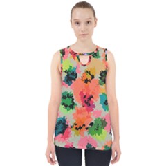 Colorful Spots                                   Cut Out Tank Top by LalyLauraFLM