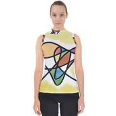 Abstract Art Colorful Shell Top by Modern2018