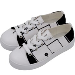 Drawing Kids  Low Top Canvas Sneakers by ValentinaDesign