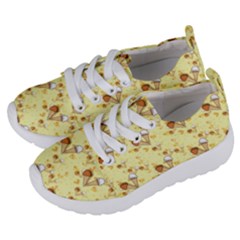 Funny Sunny Ice Cream Cone Cornet Yellow Pattern  Kids  Lightweight Sports Shoes by yoursparklingshop