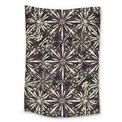 Dark Tropical Pattern Large Tapestry by dflcprints